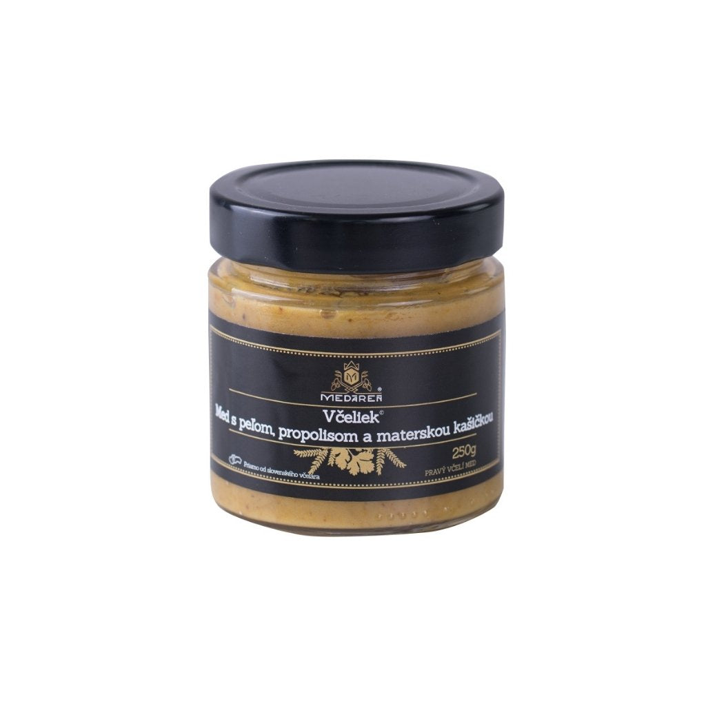 Med s peľom, propolisom a materskou kašičkou 250g