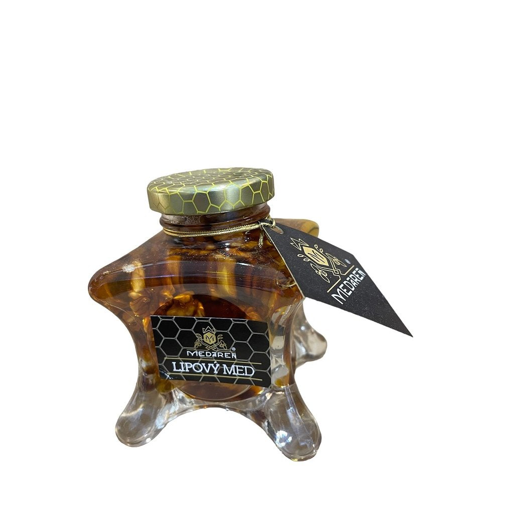 Lipový med "4 nohy" s vlašskými orechmi