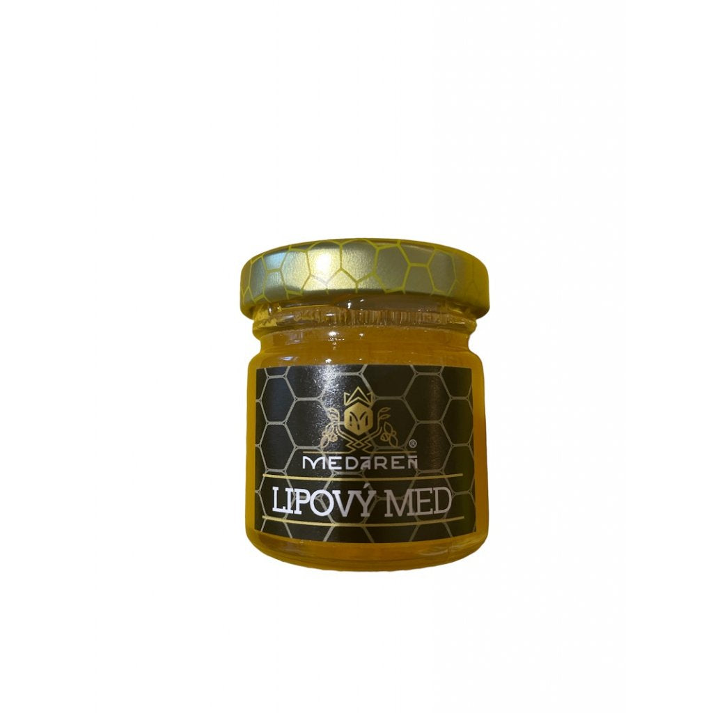 Lipový surový mini med 50g