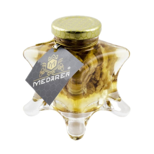 Agátový med "4 nohy" s vlašskými orechmi