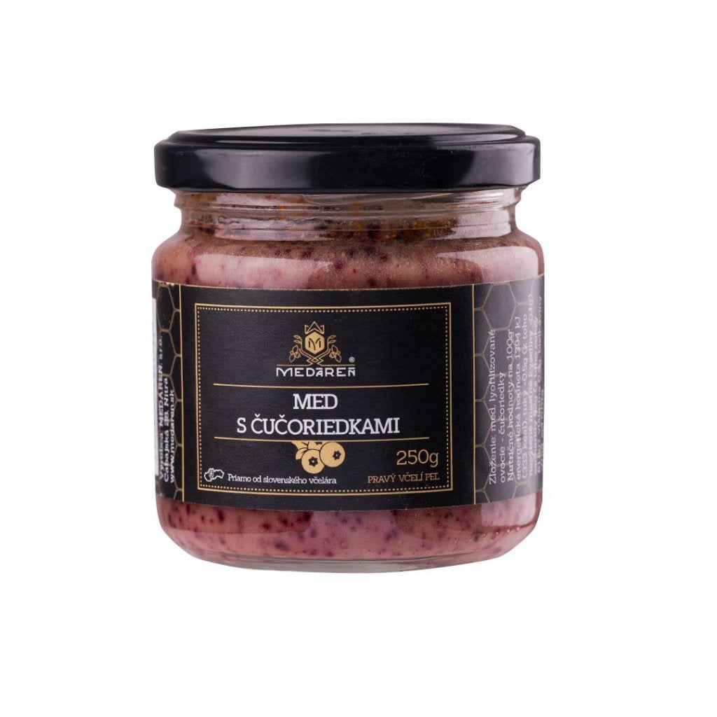 Med s čučoriedkami 250g