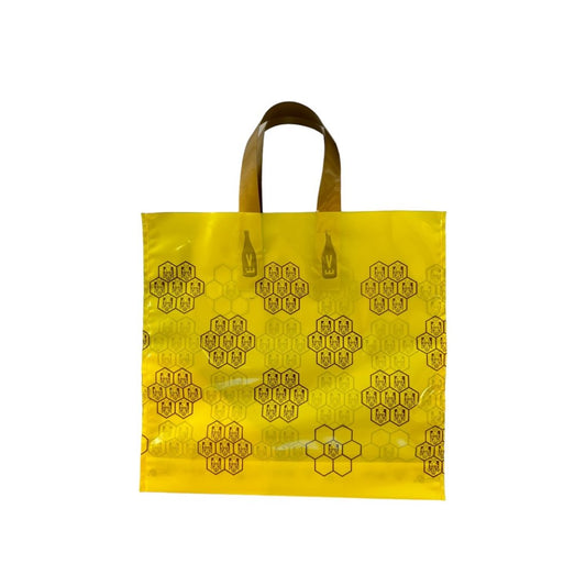Darčeková taška na 2 x 1 kg medu žltá 25ks